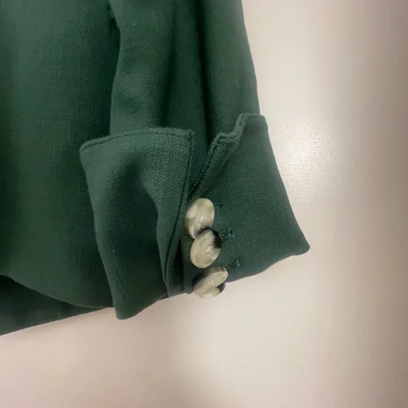 Veronica Beard Green Suit with Kona Dickey Jacket and Wide-Leg Pants (Like new) - Picture 11 of 14